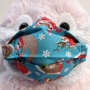 Face Mask Christmas Sloth